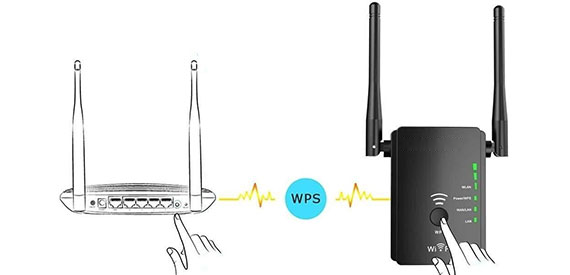 WPS Method For New Extender Setup