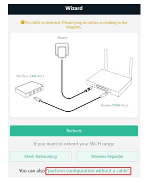 reyee e4 configuration