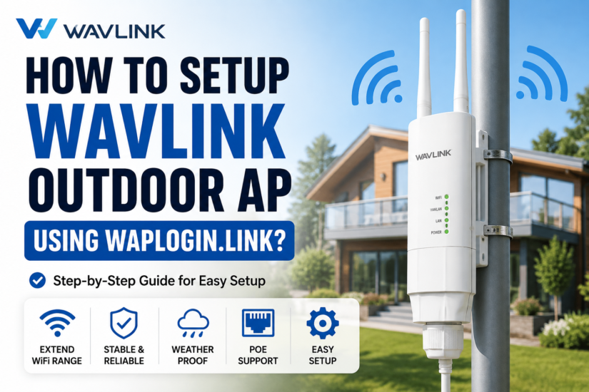 How To Setup Wavlink Outdoor AP Using waplogin.link?