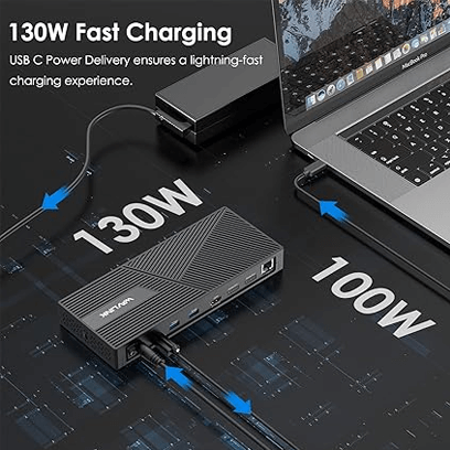 USB-C 4K Triple Monitor Docking Station