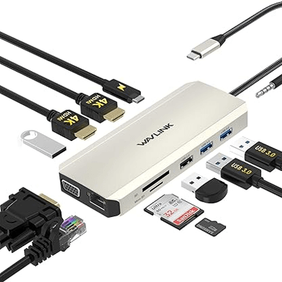 USB-C Docking Station Triple Display