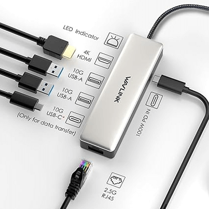 Wavlink USB C Hub Ethernet