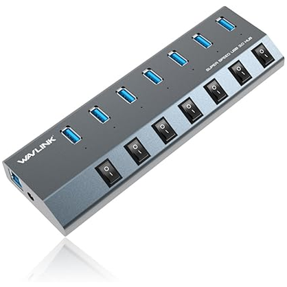 7 Port Powered USB Hub