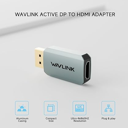 Displayport To HDMI Adapter 4K