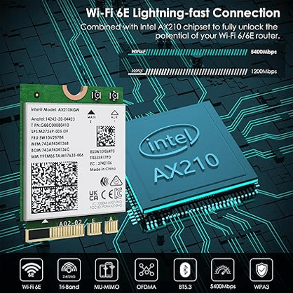 WiFi 6E Wireless Card