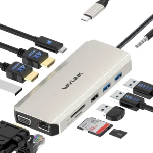 Docking Station Usb C To Dual HDMI Adapter