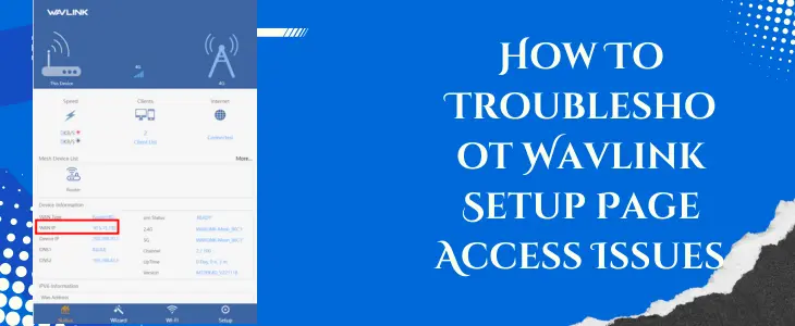 Setup Page Access Issues 