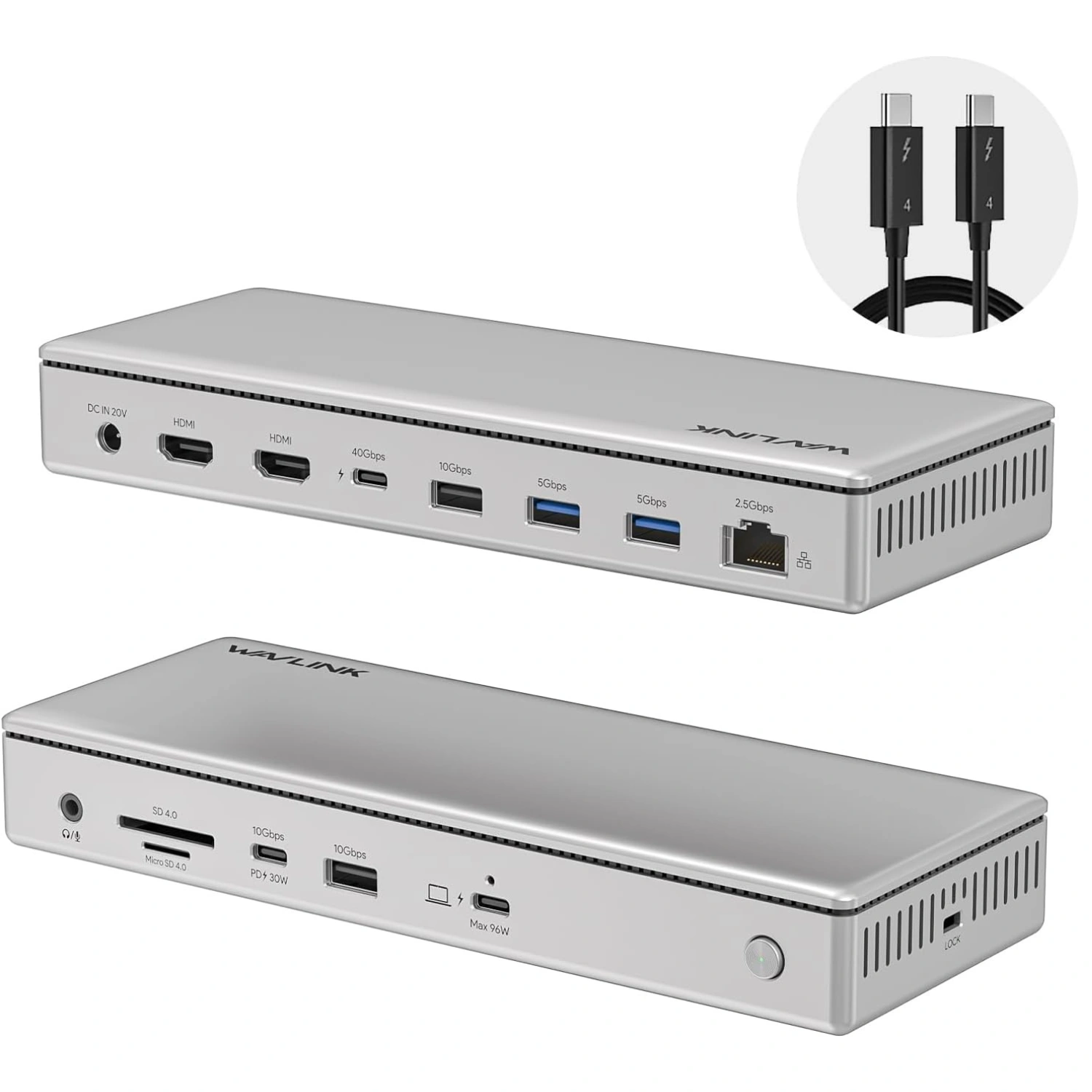 Thunderbolt 4 Dock Dual HDMI