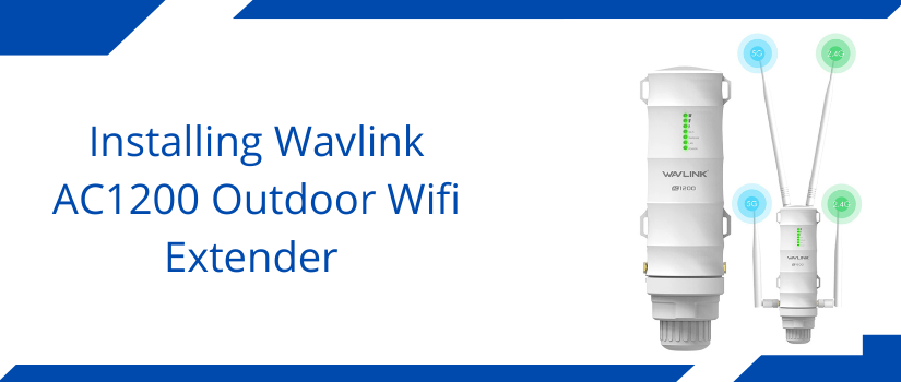 Installing Wavlink AC1200 Outdoor Wifi Extender