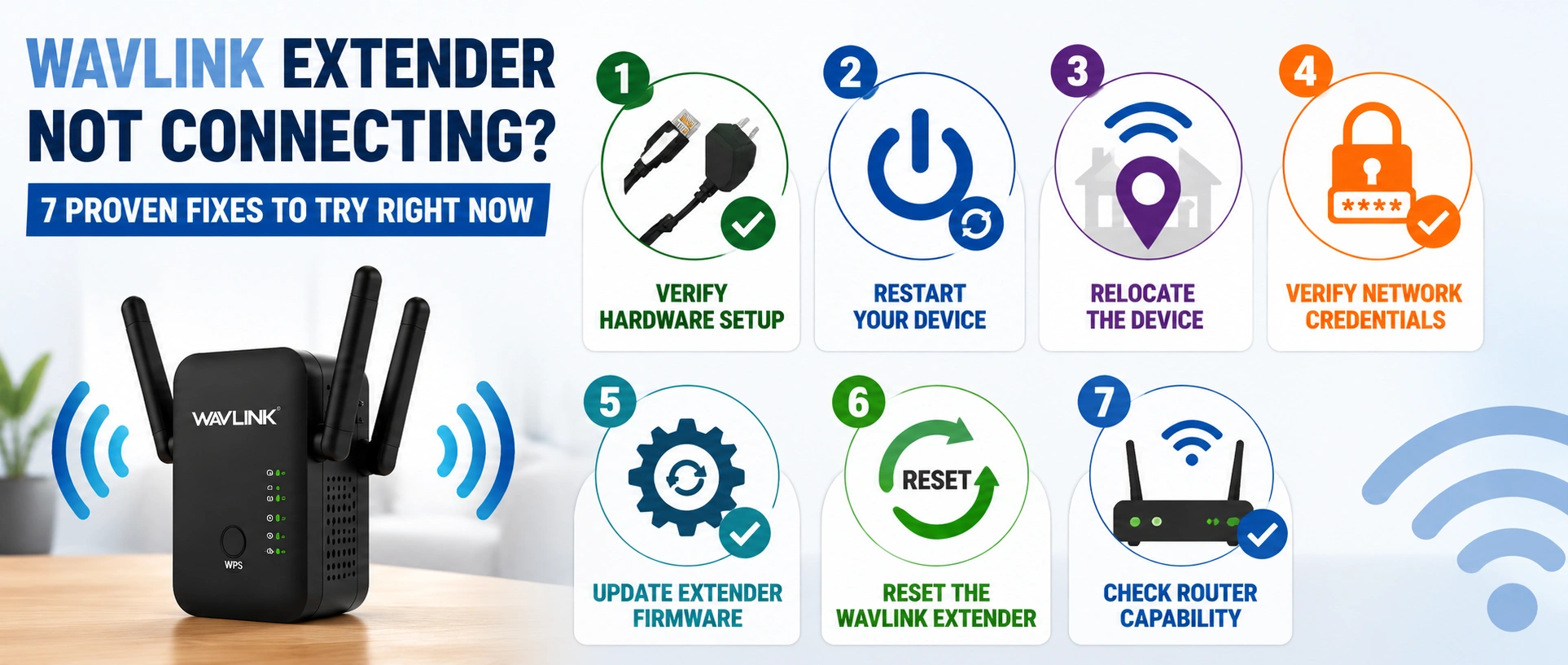 Wavlink Extender Not Connecting? 7 Proven Fixes to Try Right Now